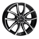 Felgi Autec Vidra 5x112 6.5x17 ET46 Black Polsihed