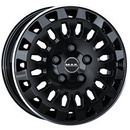 Felgi MAK OVERLAND 5x118 7x17 ET62 Gloss Black Mirror Ring