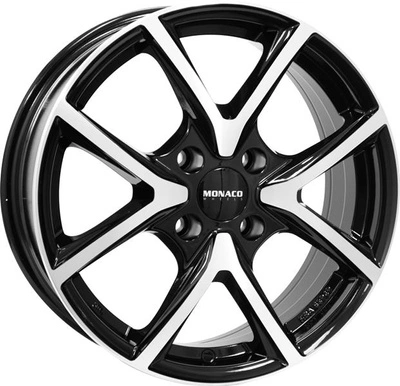 FELGI MONACO WHEELS CL2 4x100 7x17 ET40 Gloss Black Polished