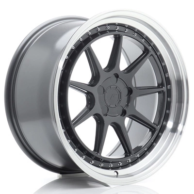 Felgi Japan Racing JR47 19x9.5 ET15-35 5H Blank Hyper Gray w/Machined Lip