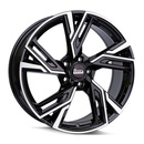 Felgi MAM RS5 4x100 6.5x16 ET35 Black Front Polish