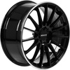 FELGI MONACO MC1 5x112 8x18 ET45 Gloss Black Polished lip
