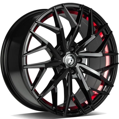 FELGI SEVENTY9 SV-C 5x114.3 8.5x19 ET40 Black Glossy Red Inner Lip