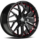 FELGI SEVENTY9 SV-C 5x112 8.5x19 ET30 Black Glossy Red Inner Lip