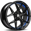 FELGI SEVENTY9 SCF-B 5x120 9.5x19 ET35 Black Glossy Blue Inner Lip
