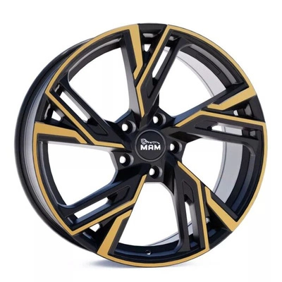 Felgi MAM RS5 5x112 8x18 ET45 Matt Black Front Copper