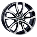 Felgi Autec Uteca 5x114.3 9.5x19 ET45 Black Polsihed