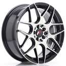 Felgi Japan Racing JR18 17x7 ET40 5x100/114 Gloss Black Machined Face