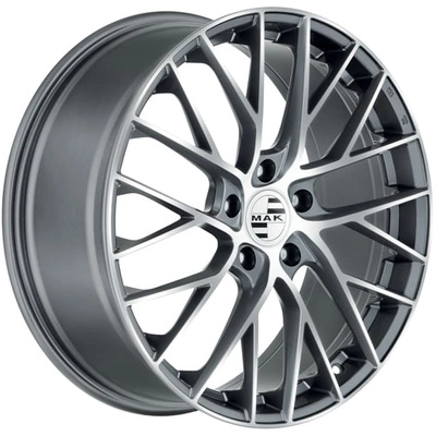 Felgi MAK MONACO-D 5x130 10.5x20 ET47 Gun Met-Mirror Face