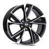 Felgi MAM RS6 5x112 8x18 ET30 Black Front Polish
