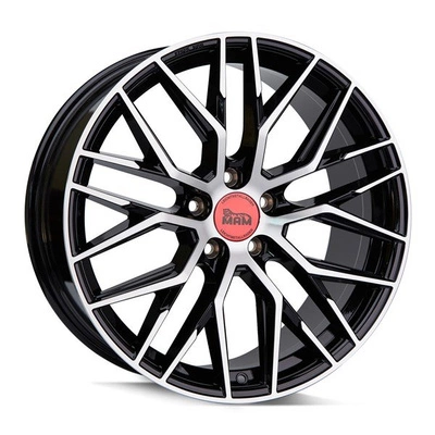 FELGI MAM RS4 7.5x17 5x114.3 ET45 Black Front Polish
