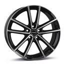 Felgi Borbet W 5x108 7x17 ET45 Black Polished Glossy