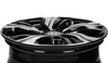 FELGI CARBONADO MONK 5x114.3 7x17 ET45 Black Front Polished