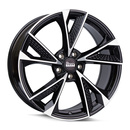 Felgi MAM RS6 5x112 7.5x17 ET30 Black Front Polish