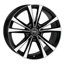 FELGI RIAL M12 5x112 8x19 ET38 Diamond Black Front Polished