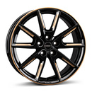 FELGI BORBET LX 5x114.3 8x19 ET50 Black Glossy Gold Spoke Rim