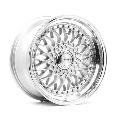 Felgi LENSO BSX 5x108 7x15 ET35 Gloss Silver Polished