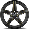 FELGI SEVENTY9 SV-N 5x112 8.5x19 ET35 Black Matt Milled Gold