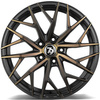 FELGI SEVENTY9 SV-C 5x112 7.5x17 ET40 Black Glossy Gold Front