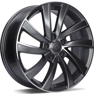 FELGI CARBONADO PRAGUE 5x112 7x17 ET43 Anthracite Front Polished