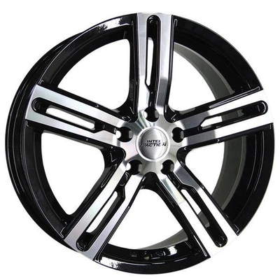 FELGI INTER ACTION KARGIN 5x112 7.5x17 ET45 Gloss Black Polished