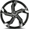 Felgi Carbonado SUPERSTAR 5x112 10x22 ET20 Black Front Polished