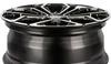 Felgi Carbonado EXPLODE 4x100 6.5x15 ET35 Black Front Polished