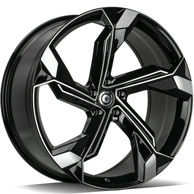Felgi Carbonado SUPERSTAR 5x112 10x22 ET20 Black Front Polished