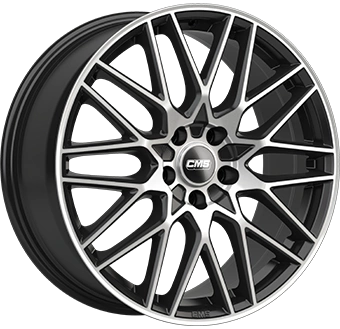 Felgi CMS C25 5x114 8.5x19 ET40 Black Polished