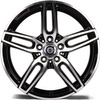 FELGI CARBONADO WAY 5x112 8x18 ET45 Black Front Polished