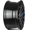 FELGI SEVENTY9 SV-C 5x114.3 8.5x19 ET40 Black Glossy Blue Inner Lip