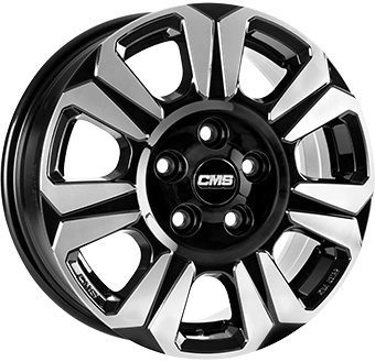 Felgi CMS C31 5x130 7.5x18 ET60 Gloss Black Polished