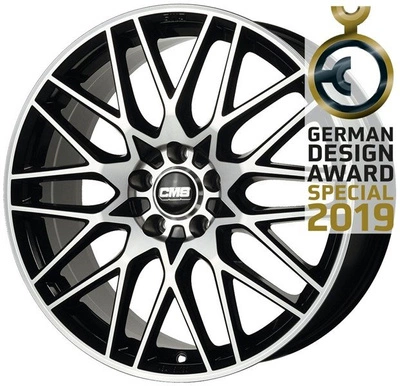 FELGI CMS C25 5x108 9x20 ET48 Diamond Black Gloss