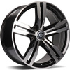 FELGI CARBONADO BASTION 5x112 8.5x19 ET25 Black Front Polished