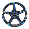 FELGI RONAL R66 5x112 8.5x20 ET35 Jetblack Blue Tinted