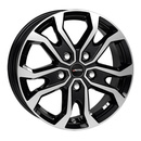 FELGI AUTEC KISO 5x118 6.5x16 ET66 Black Polished