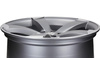 FELGI CARBONADO GRAPHENE 5x112 7.5x17 ET35 Matt Anthracite Front Polished
