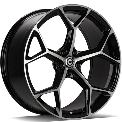 Felgi Carbonado FANCY 5x112 9.5x22 ET25 Black Front Polished