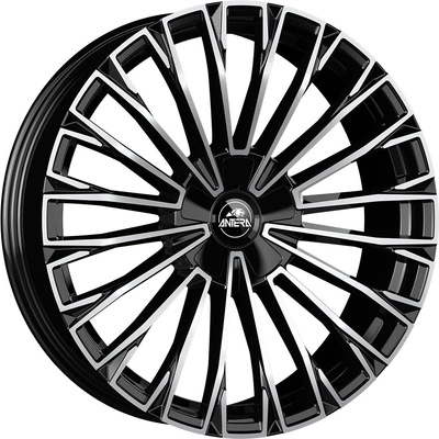 Felgi Antera A103 5x114.3 8.5x20 ET30 Piano Black Diamond