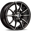 Felgi Carbonado SCOOTER 4x100/4x98 5.5x13 ET30 Black Front Polished