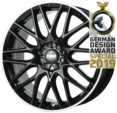 FELGI CMS C25 5x114.3 7.5x18 ET47 Diamond Rim Black Gloss