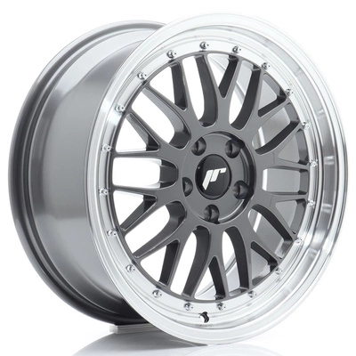 Felgi Japan Racing JR23 18x8 ET40 5x112 Hyper Gray w/Machined Lip