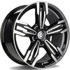 FELGI CARBONADO DYNAMITE 5x120 8.5x19 ET33 Black Front Polished