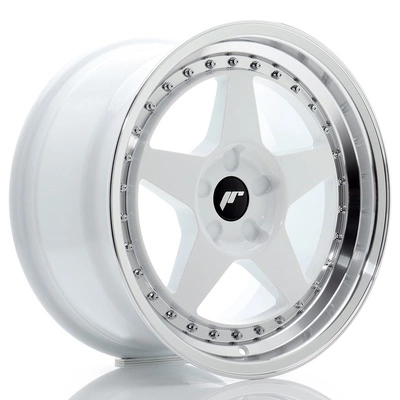 Felgi Japan Racing JR6 17x9 ET20-35 5H BLANK White w/Machined Lip