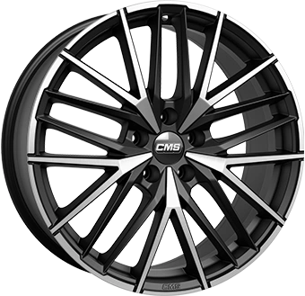 Felgi CMS C36 5x114 8.5x20 ET45 Matt Black Polished