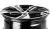 FELGI CARBONADO STRIKE 5x108 8x18 ET45 Black Front Polished