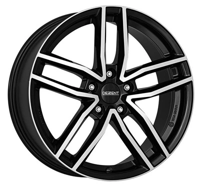 FELGI DEZENT TR DARK 5x114.3 6.5x16 ET48 Black Polished