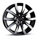 Felgi Borbet CW5 5x127 7.5x18 ET45 Black Polished Matt