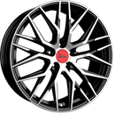 FELGI MAM RS4 5x114.3 8.5x19 ET40 Black Front Polish