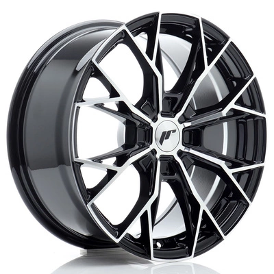 Felgi Japan Racing JR49 17x8 ET20-40 4H BLANK Gloss Black Machined Face